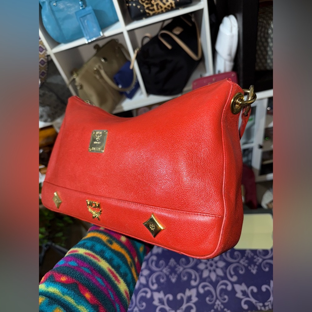 LOW START π«Άπ½ MCM Red Shoulder Bag - Picture 11 of 16